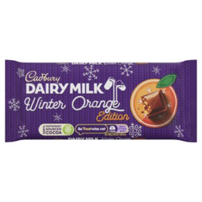 Picture of  Christmas Lge DairyMilk Winter Orange 95g x22